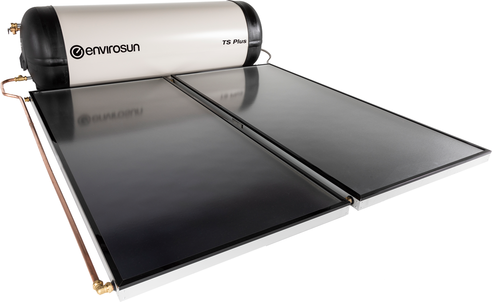 Envirosun TS Plus hot water system with roof-mounted collectors, perfect for Brisbane homes
